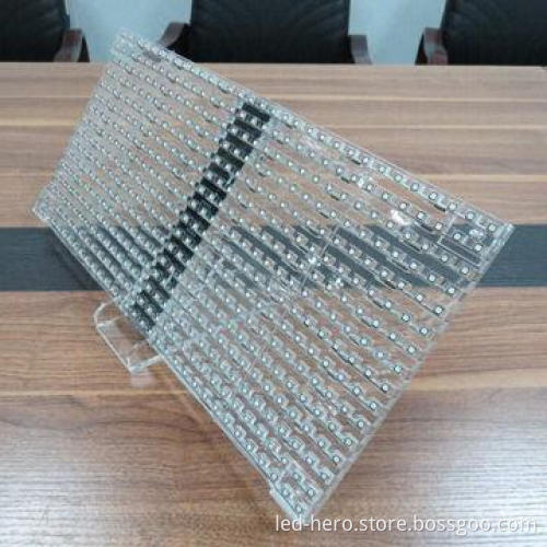 P10 Driving IC MBI 5024 SMD LED Glass Wall for Stage LED Display, Up to 6,500cd/m² Brightness